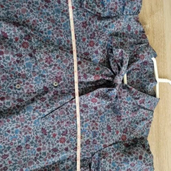 J Crew Gorgeous Flora Blouse - Picture 3 of 5